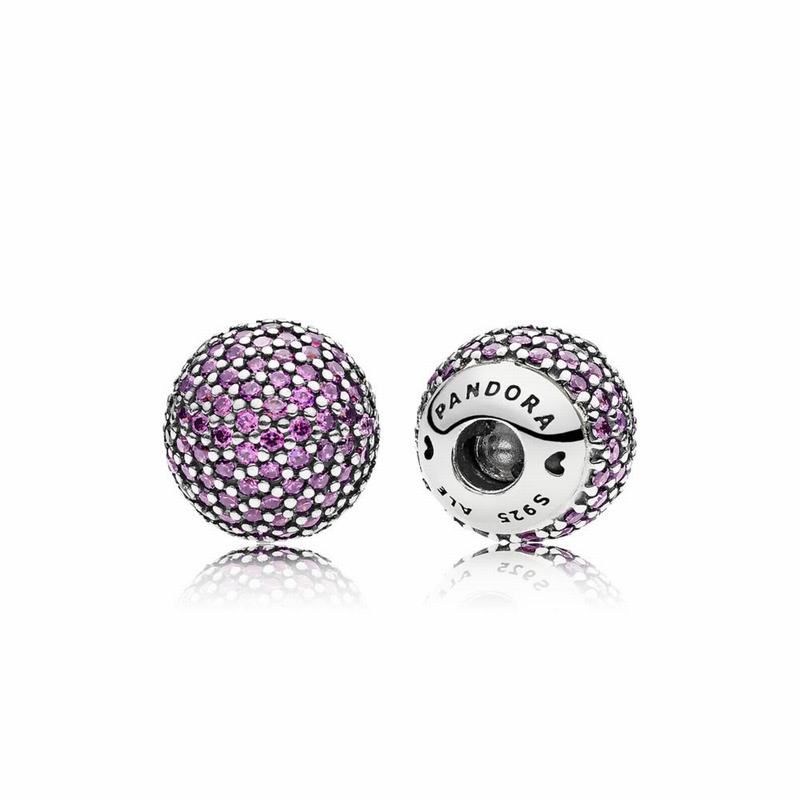 Pandora Pavé Open Bangle Caps Silver Egypt VJ0729631